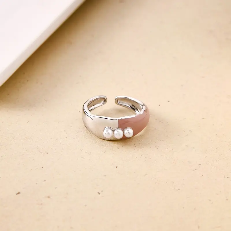 Luna Blush Dual-Tone Ring – Rose Gold And Silver Fusion 1