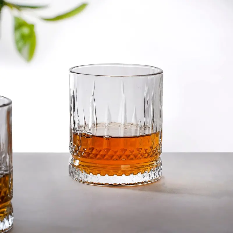 Luxora Engraved Whiskey Glasses – Set Of 6 (380Ml) 1