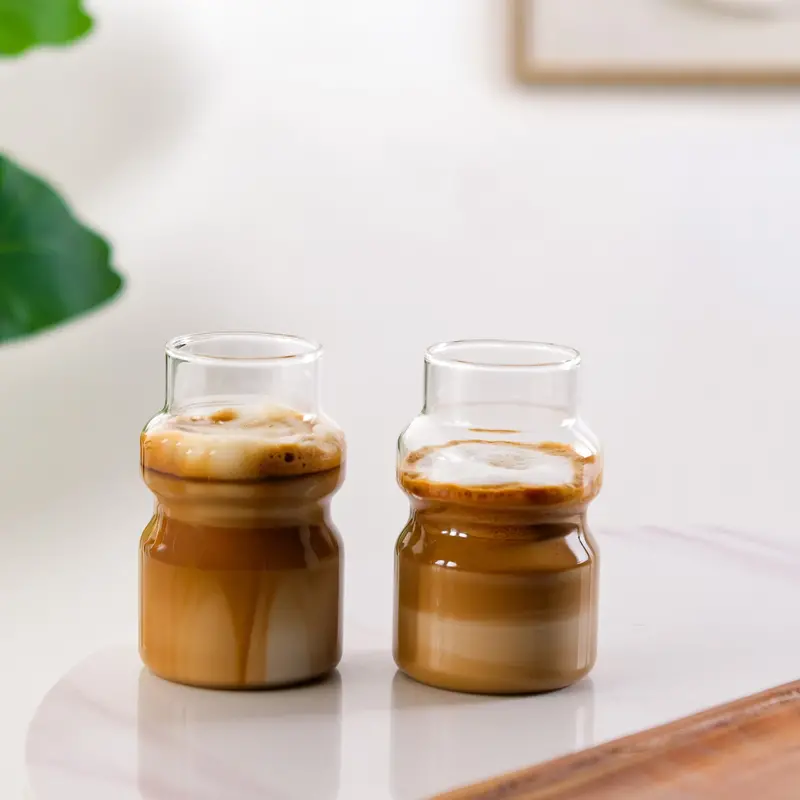 Minimalist Japanese-Inspired Glass Tumblers – 2-Piece Set, 325Ml Each 1
