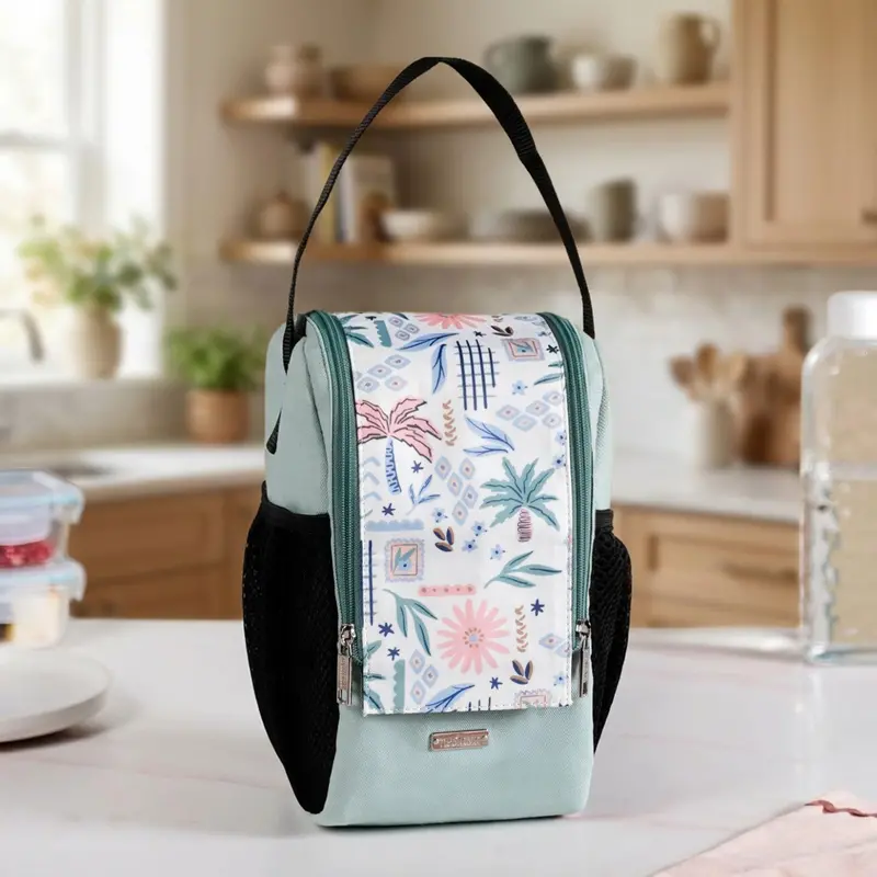 Mint Green Insulated Lunch Bag For Kids And Adults 1