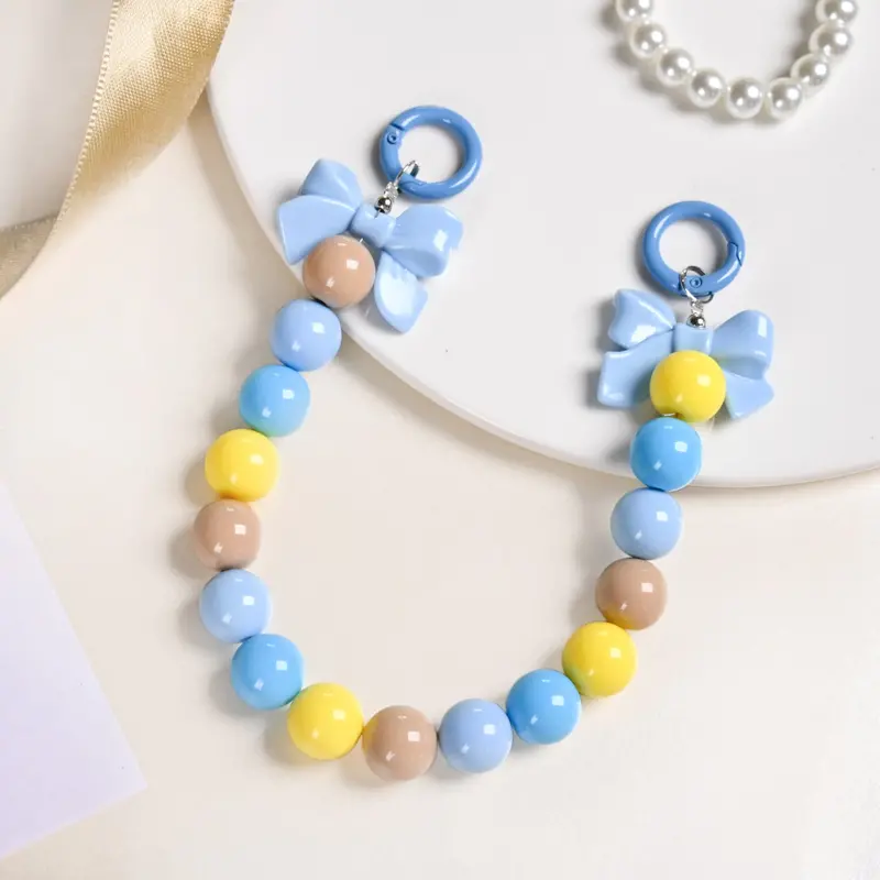 Nautical Blue Knot Lanyard With Dual Clasp 1