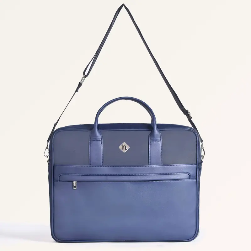 Navy Blue Kaizen 15-Inch Laptop Carry Bag 1