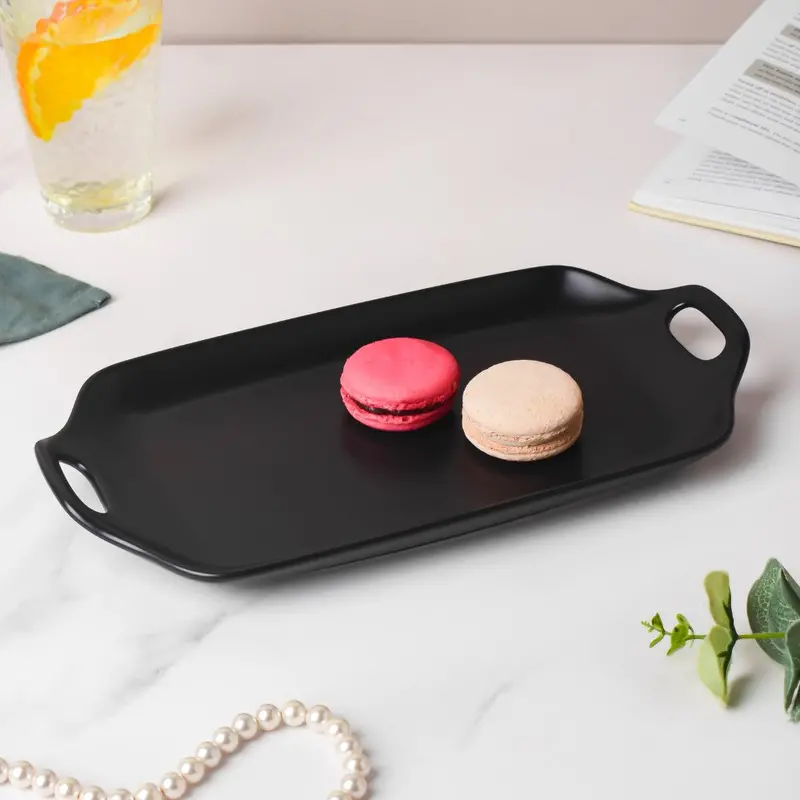 Non-Stick Black Oven Baking Tray – 11.5-Inch Rectangular Roasting Pan 1