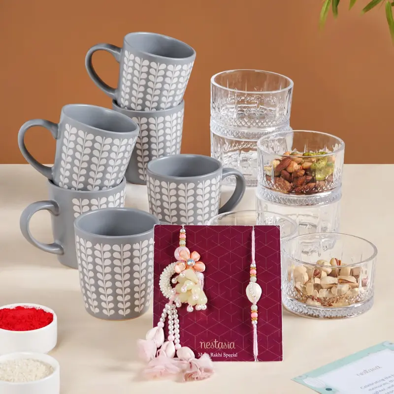 Ocean-Inspired Rakhi Hamper With Coastal-Themed Treats And Keepsakes 1