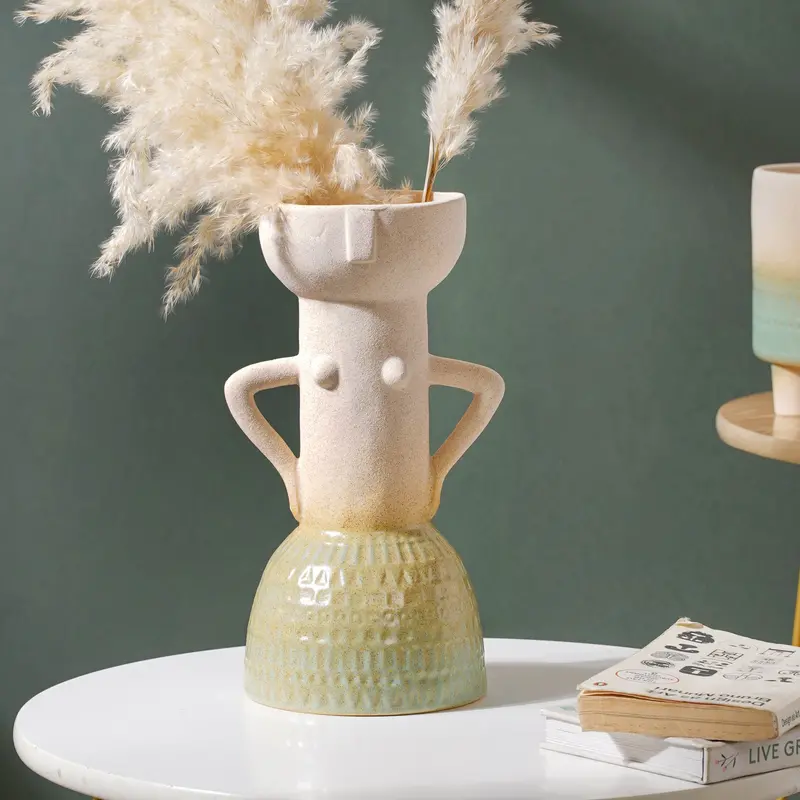 Ombre Gradient Textured Flower Pot 1
