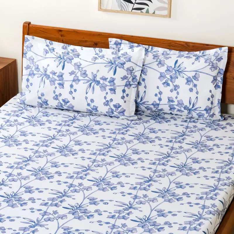 Orchid Whisper 100% Cotton King Comforter Set – 275 X 275 Cm 1