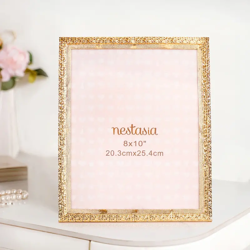 Oversized Golden Moments Photo Frame – 20X25Cm Luxury Display 1