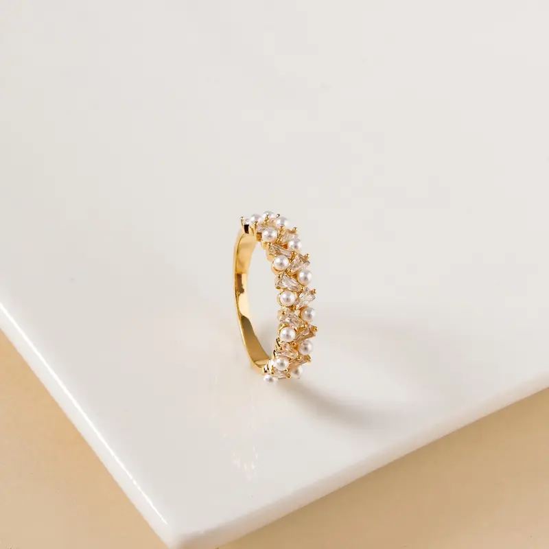 Pearl Bijou 14K Gold Ring 1