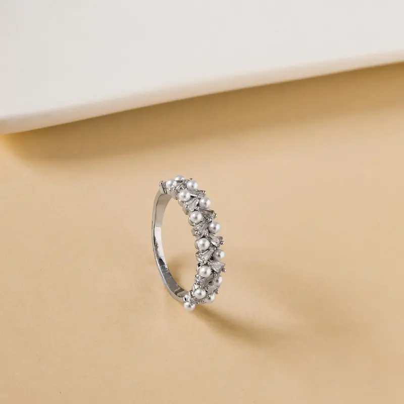 Pearl Bijou Sterling Silver Ring 1
