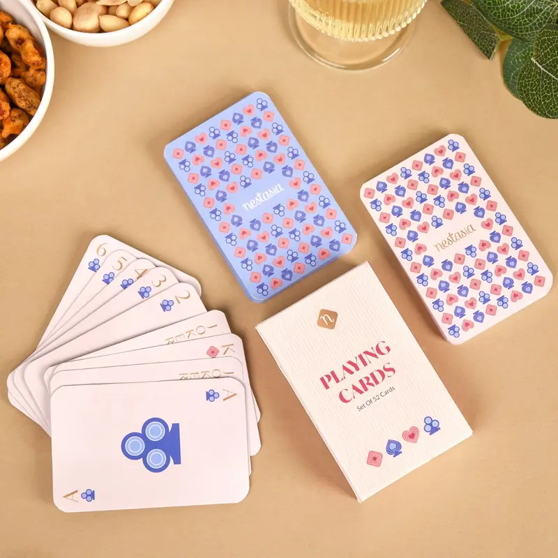 Pink And Blue Dual-Deck Playing Card Set 1