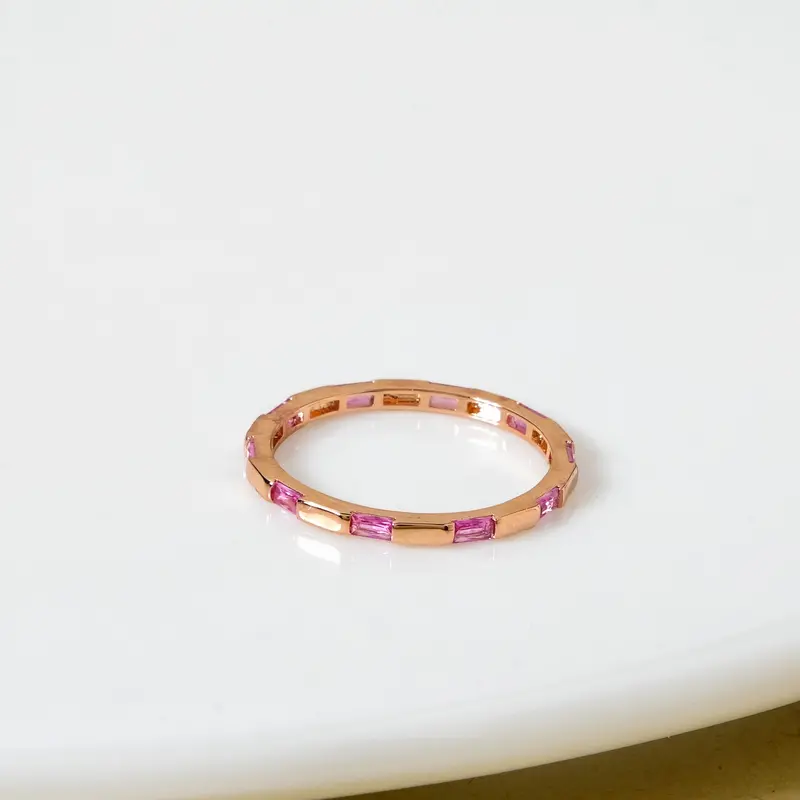 Pink Blush Rose Gold Ring – Soft-Tone Statement Jewelry 1