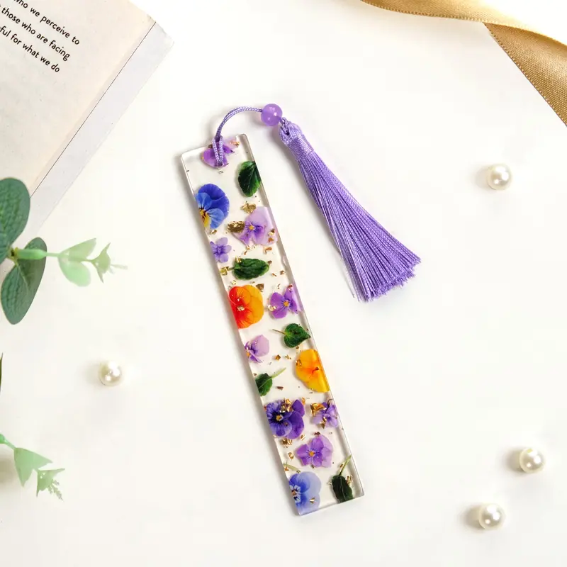 Purple Grove Botanical Page Marker For Readers 1