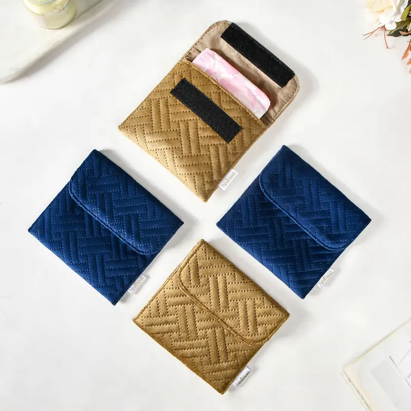 Quilted Travel-Sized Makeup Pouch Collection – Set Of 4 1