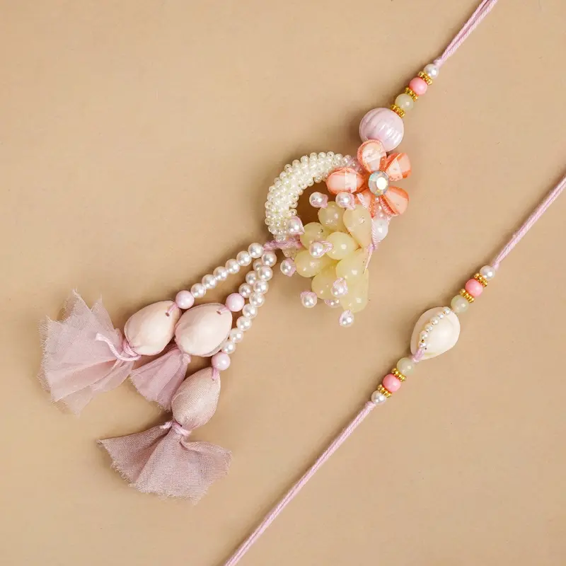 Seashell Serenade Rakhi And Lumba Pairing For Siblings 1
