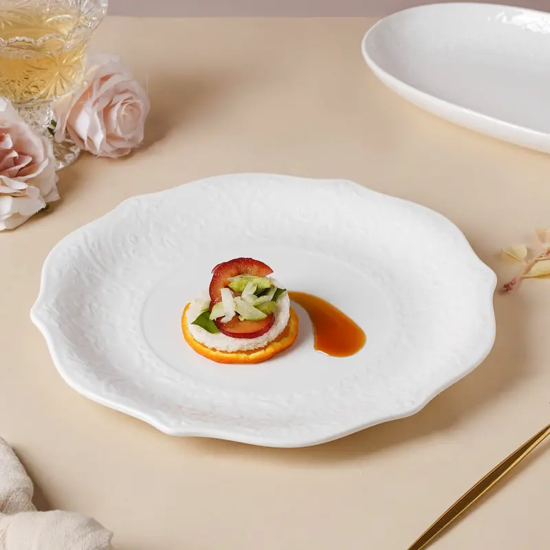 Serena Lily Collection White Dinner Plate – 10.5 Inches 1