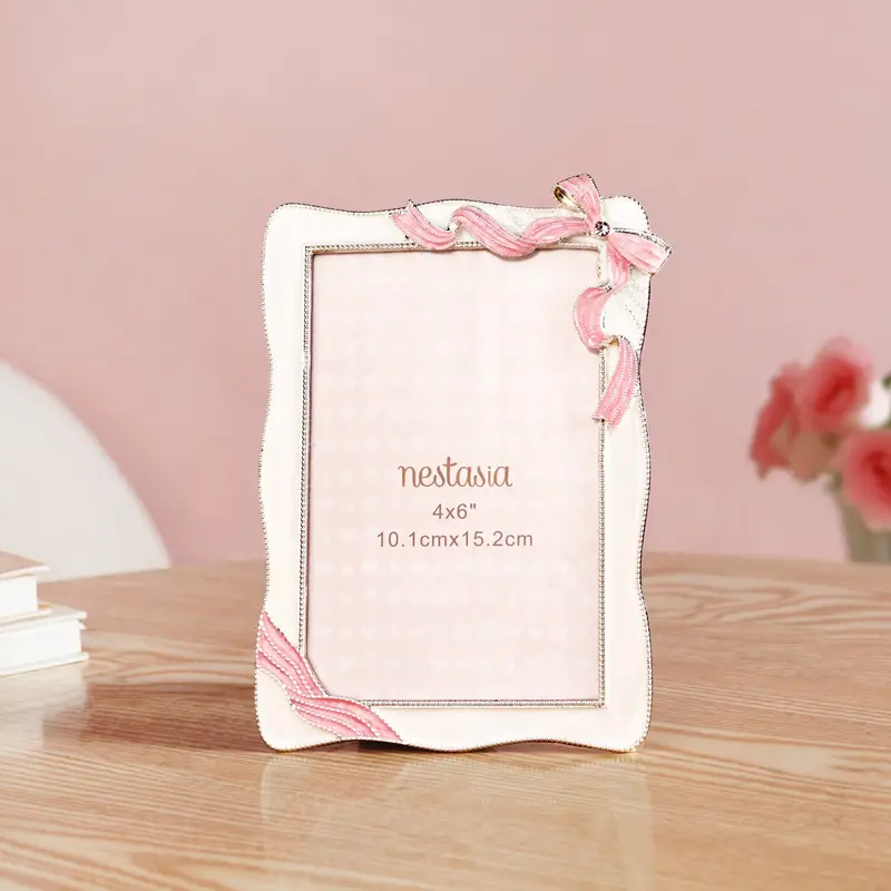 Soft Blush Bow Picture Frame (10X15Cm) 1