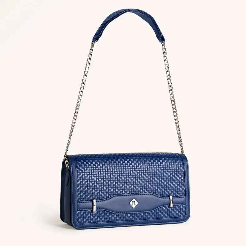 Soi Tresse Blue Mini Sling Purse For Everyday Carry 1