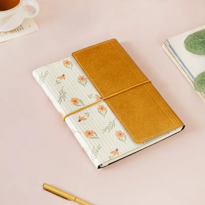 Sundaisy Retro-Styled Notebook – Eco-Certified Paper Journal 1