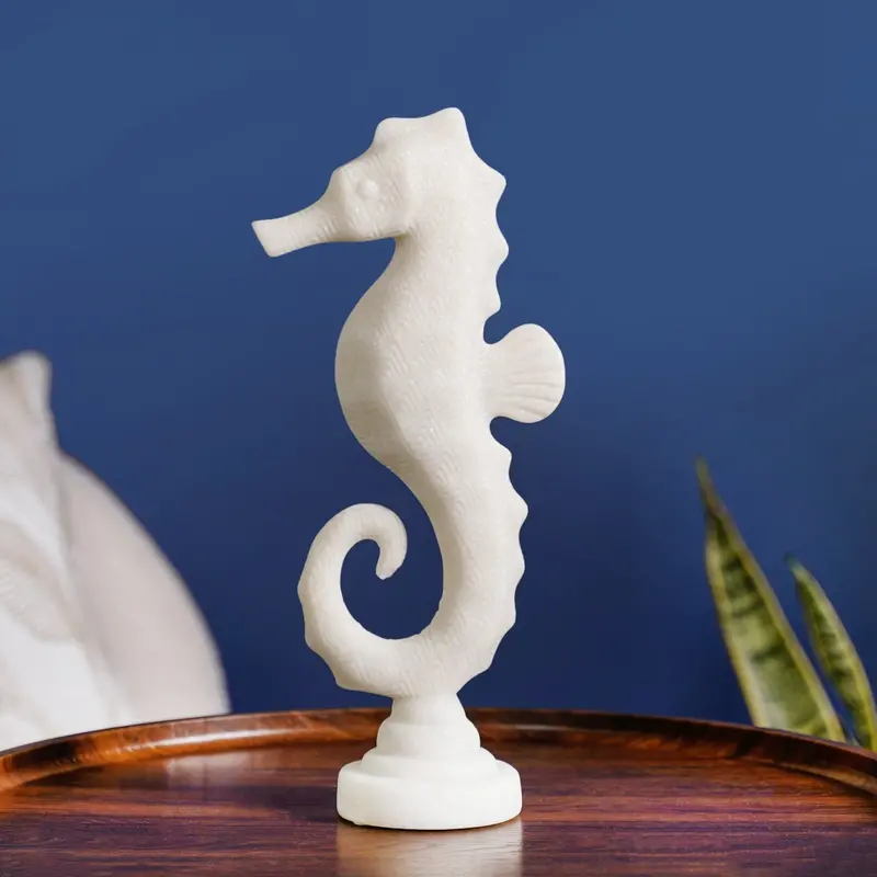 Tall Seahorse Coastal Sculpture 1