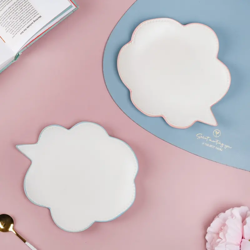 Thought Bubble Design Serving Plates 1