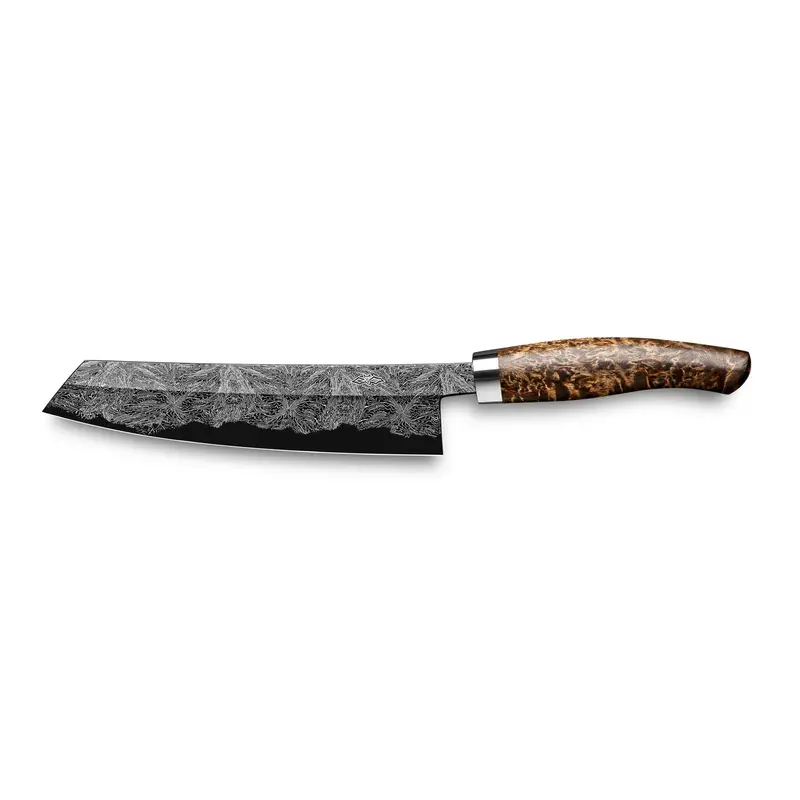 U40 C150 Chef Knife – Unique 24.577-Layer Damascus Masterpiece 7