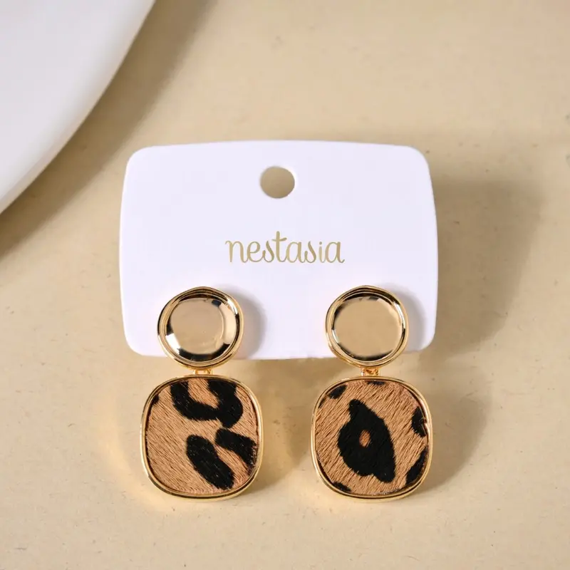 Untamed Luxe Asymmetric Dangle Earrings 1
