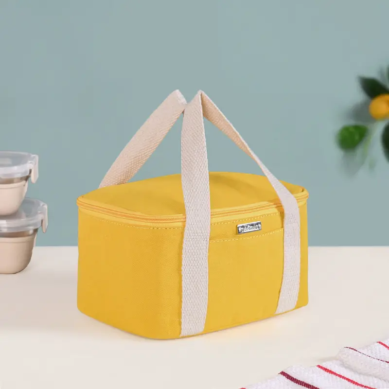 Urban Daily Yellow Insulated Work Lunch Bag – Spill-Resistant Design 1