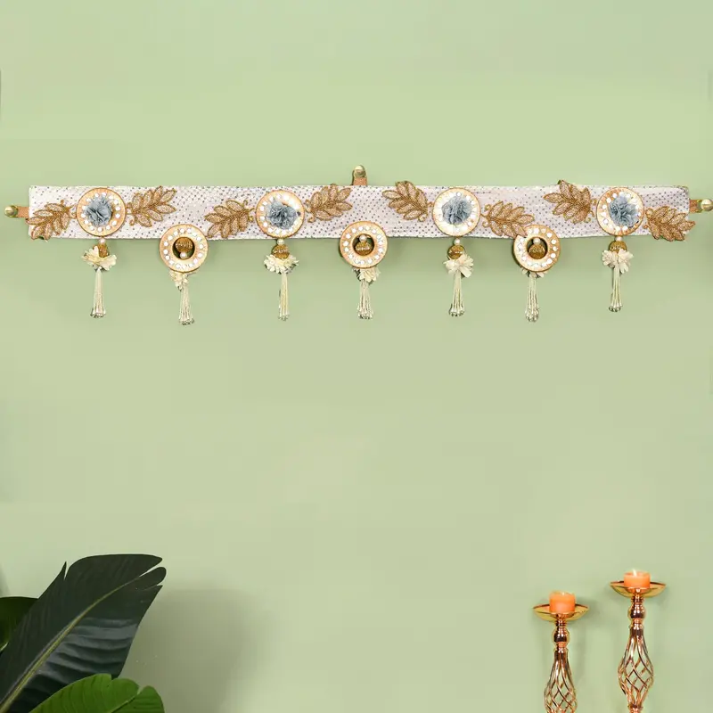 White Floral Toran – Traditional Door Hanging For Home Decor 1