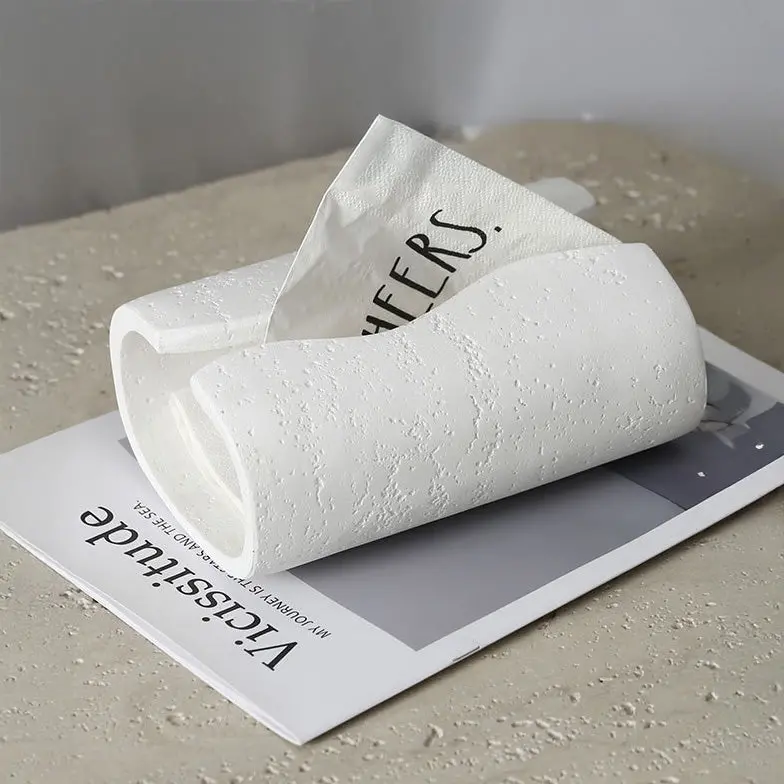 White Modern Tissue Dispenser Stand 1