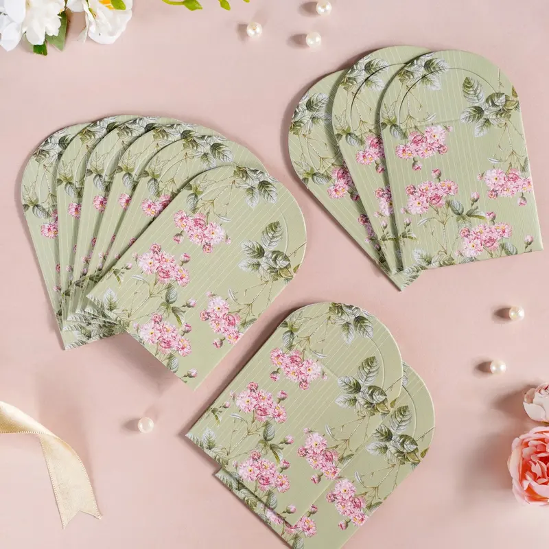Wild Rose Floral Gifting Envelopes (12 Pcs) 1