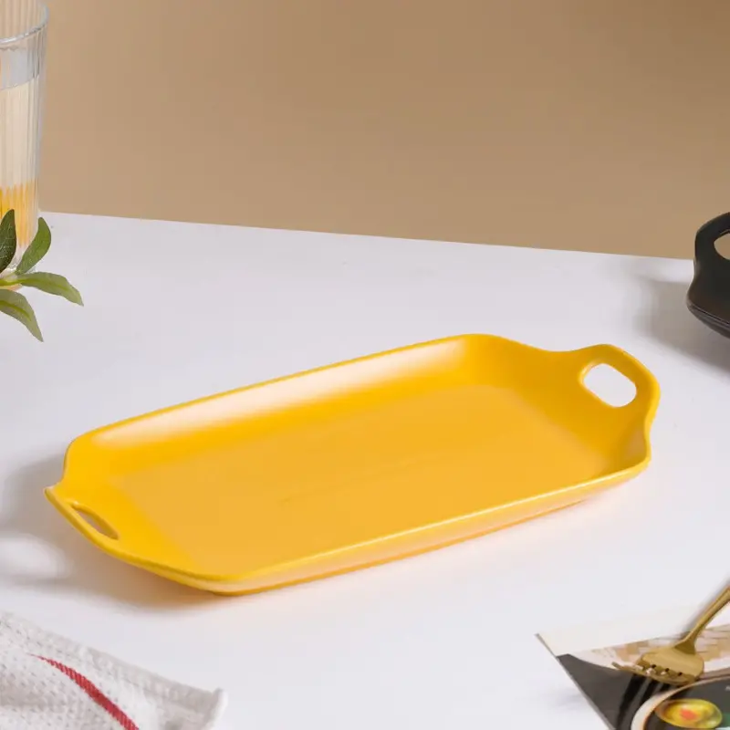 Yellow Non-Stick Oven Baking Tray – 11.5 Inches 1